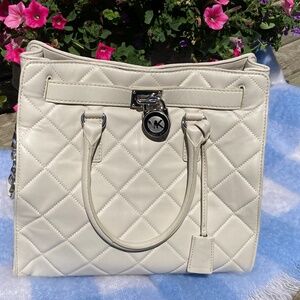 Large Michael Kors Leather Shoulder Bag